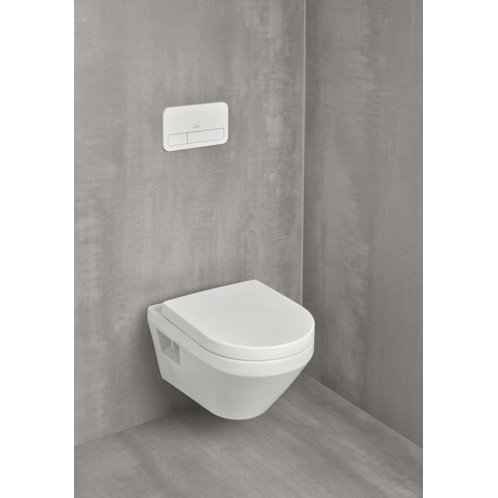 Villeroy & Boch Architectura - Závěsné WC se sedátkem SoftClosing, TwistFlush, CeramicPlus, alpská bílá 5684CLR1