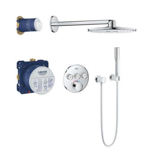 Grohe SmartControl Perfect - Sprchový set 310 s baterií pod omítku, 2 proudy, chrom 34709000