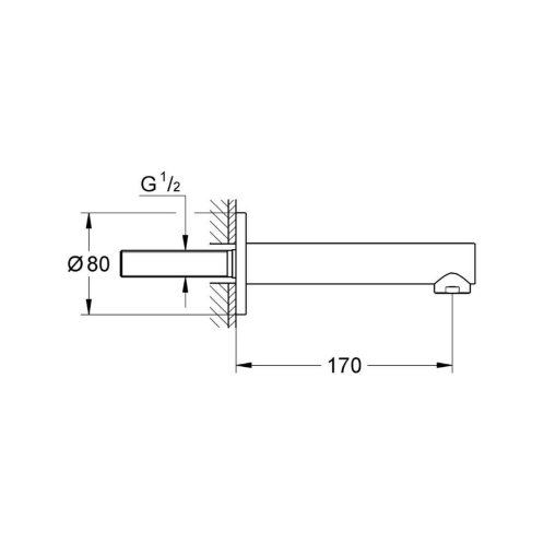 Grohe Concetto - Vanová vpusť, chrom 13280001