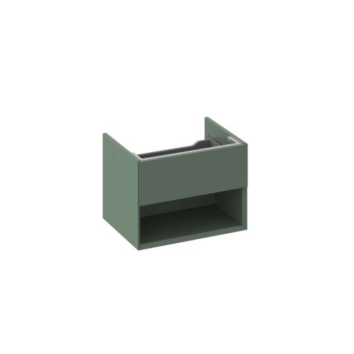 Ravak Lite - Umyvadlová skříňka 60x45x43 cm, 1 zásuvka, Grey Green X000001858