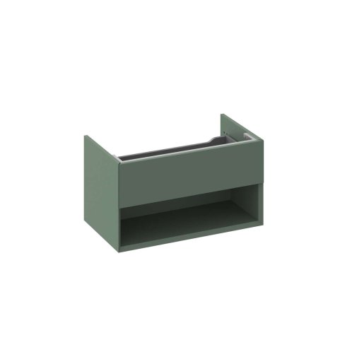 Ravak Lite - Umyvadlová skříňka 80x45x43 cm, 1 zásuvka, Grey Green X000001864