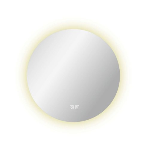 kielle Idolio - Zrcadlo s LED osvětlením a vyhříváním, průměr 60 cm 50324051