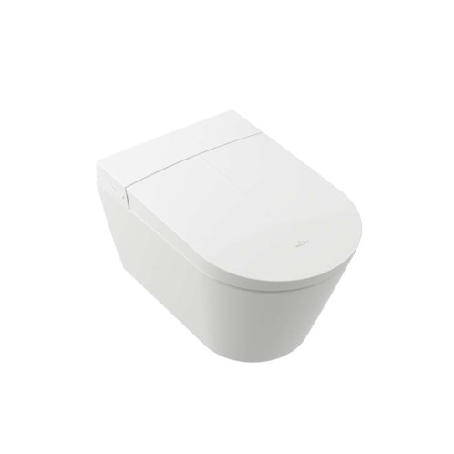 Villeroy & Boch Tivo - Elektronický bidet s keramikou, závěsný, DirectFlush, CeramicPlus, SoftClosing, alpská bílá V22EM101