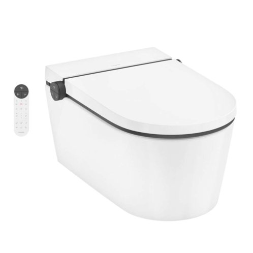 Hansgrohe LavaPura Element S - Elektronický bidet s keramikou, SoftClose, AquaHelix Flush, HygieneEffect, SmartClean, bílá 63021450