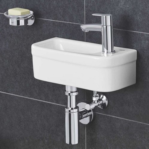 Grohe Euro Ceramic - Umývátko, 37x18 cm, alpská bílá 39327000