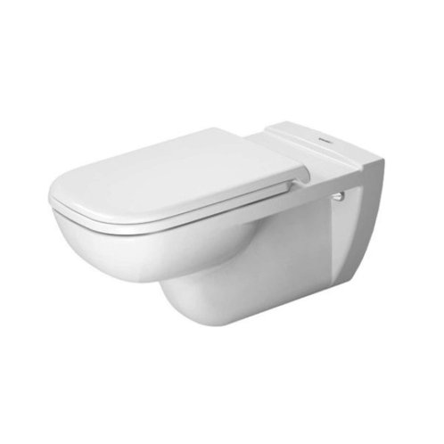 Duravit D-Code - Závěsné WC, bezbariérové, bílá 22280900002