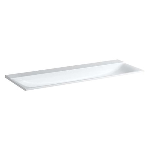 Geberit Xeno 2 - Dvojumyvadlo 140x48 cm, bez otvoru pro baterii, bez přepadu, alpská bílá 500.276.00.1