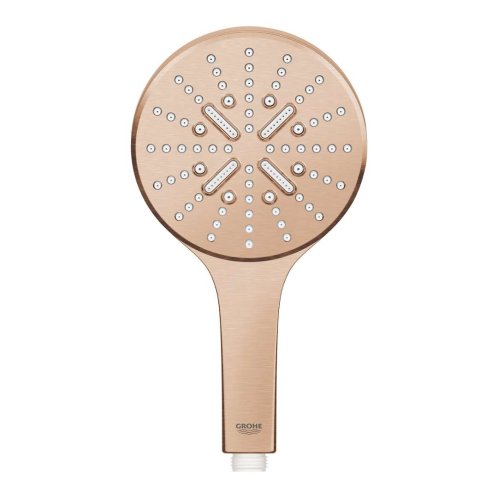 Grohe Rainshower SmartActive - Sprchová hlavice 130 9,5 l/ min, 3 proudy, kartáčovaný Warm Sunset 26574DL0