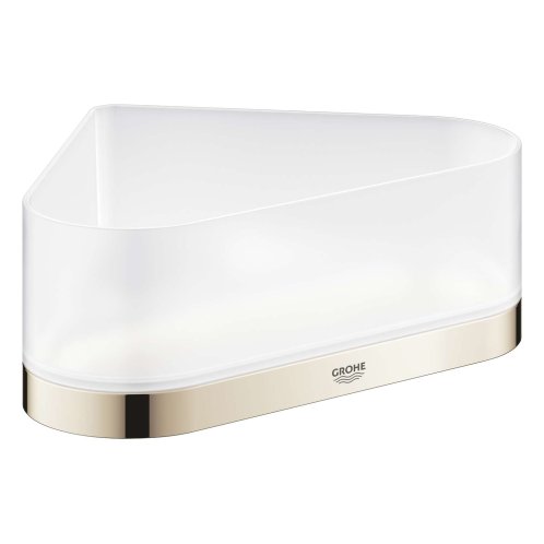 Grohe Selection - Miska do sprchy s držákem, rohová, leštěný nikl 41038BE0