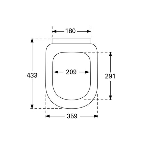 Villeroy & Boch Subway 2.0 - WC sedátko bez poklopu, alpská bílá 9M746101