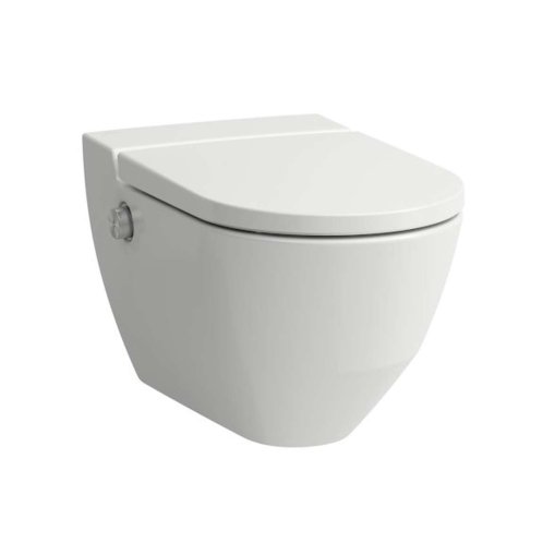 Laufen Cleanet Navia - Elektronický bidet s keramikou, Rimless, SoftClose, s LCC, bílá H8206014000001