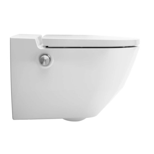 Laufen Cleanet Navia - Elektronický bidet s keramikou, Rimless, SoftClose, matná bílá H8206017570001