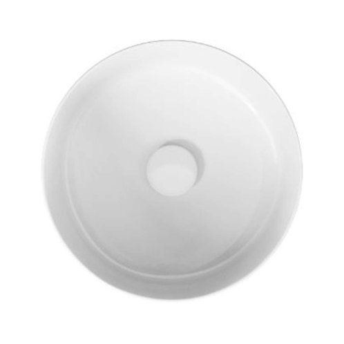 Cersanit Crea - Umyvadlo na desku, průměr 38 cm, bez přepadu, bílá K114-020