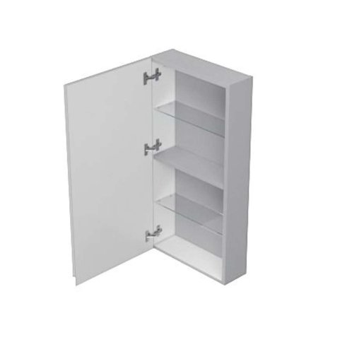 Cersanit Moduo - Skříňka 80x40x14 cm, 1 dvířka, panty L/P, šedá S590-021