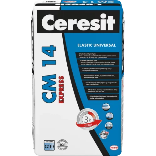 Lepidlo CERESIT CM 14 EXPRESS - Rychlé lepidlo na velké formáty 25kg, KS.81181