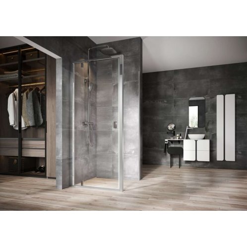 Ravak Nexty - Sprchové dveře pivotové 80 cm, chrom/čiré sklo 03O40C00Z1
