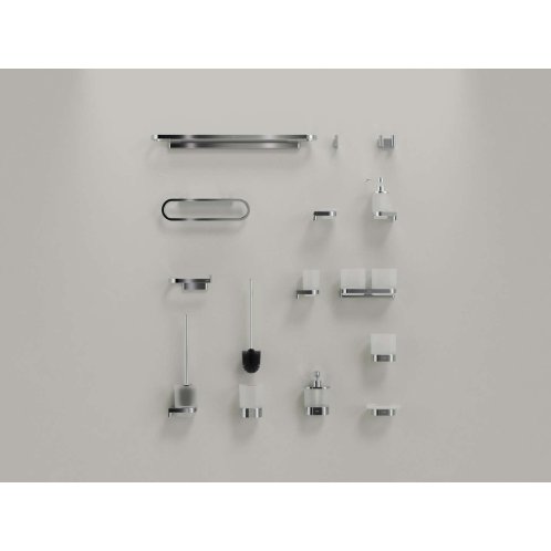 Ravak Chrome - WC štětka na postavení, sklo/chrom X07P1372