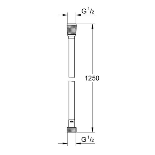 Grohe - Sprchová hadice 125 cm, Warm Sunset 28362DA1
