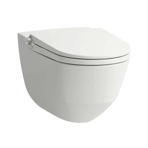 Laufen Cleanet Riva - Elektronický bidet s keramikou, závěsný, Rimless, SoftClose, LCC Active, bílá H820691A000001