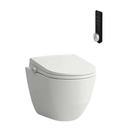 Laufen Cleanet Pro - Elektronický bidet s keramikou, závěsný, Rimless, SoftClose, bílá H601890000S002