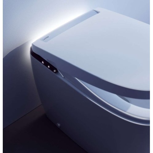 Laufen Cleanet Alvia - Elektronický bidet s keramikou, Rimless, SoftClose, LCC, bílá H8231604000001