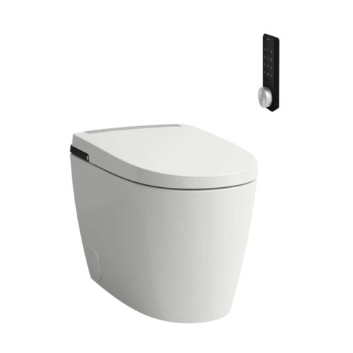 Laufen Cleanet Alvia - Elektronický bidet s keramikou, Rimless, SoftClose, LCC, bílá H8231604000001