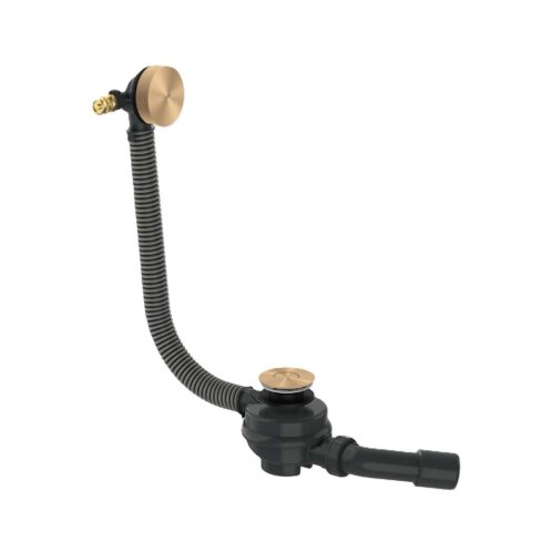 Axor Flexaplus - Vanová odtoková a přepadová souprava, délka 85 cm, kartáčovaný bronz 42541140