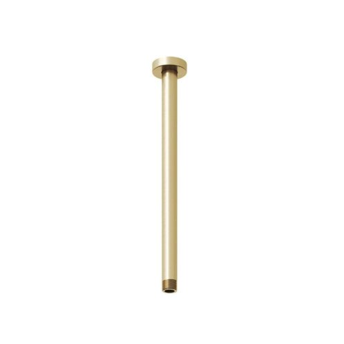 Ravak - Sprchové rameno stropní, 30 cm, kartáčované zlato X07P1243