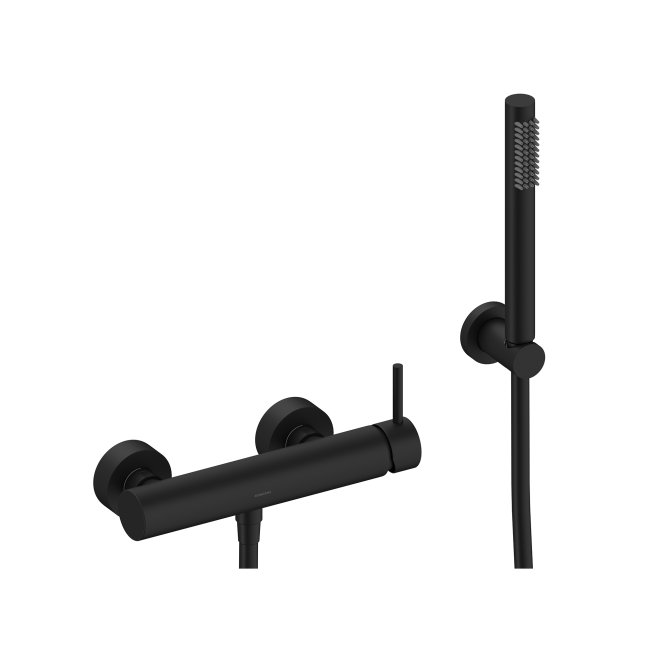 Sanycces Loop - Sprchová podomítková baterie 26x8,3x9,2 cm, black matt MDU001BMK Hlavní obrázek