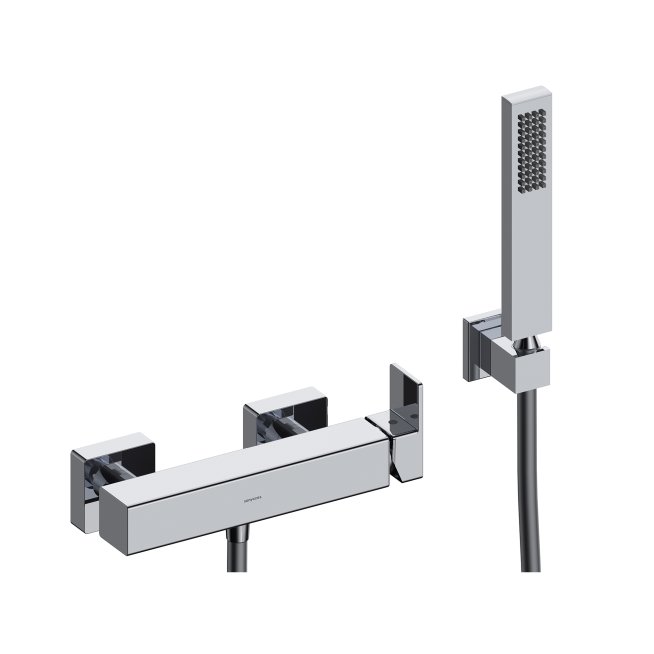 Sanycces Cubo - Sprchová podomítková baterie 39,5x20x37,5 cm, chrome MDU002CRK Hlavní obrázek