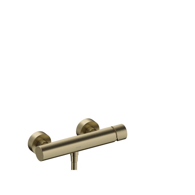 Sanycces Loop - Sprchová podomítková baterie 26x8,3x9,2 cm, brushed gold/brushed gold MDU011BGBG Hlavní obrázek