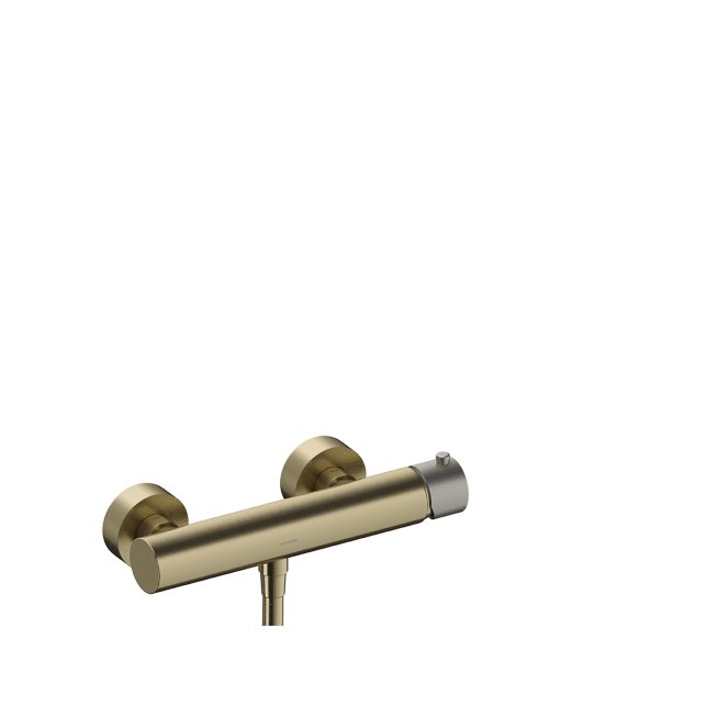 Sanycces Loop - Sprchová podomítková baterie 26x8,3x9,2 cm, brushed gold/nickel brushed MDU011BGNB Hlavní obrázek