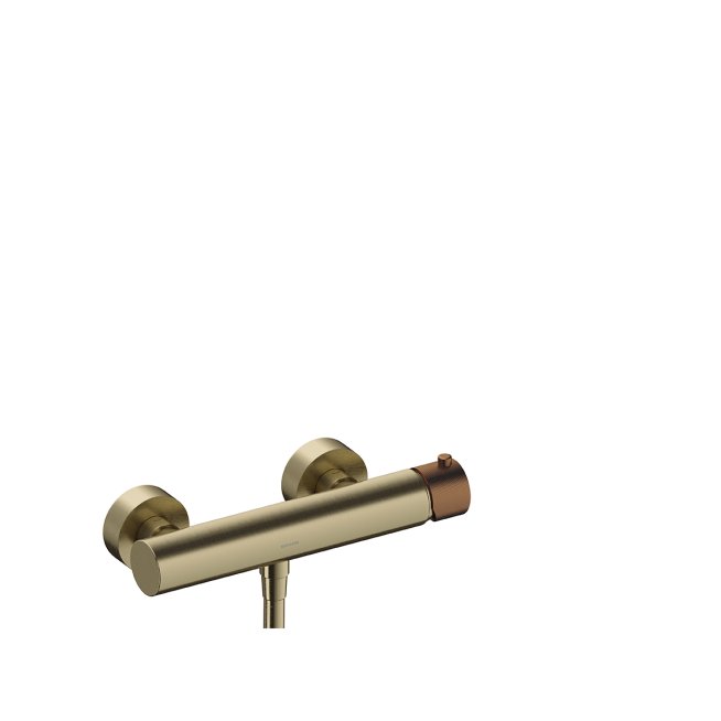 Sanycces Loop - Sprchová podomítková baterie 26x8,3x9,2 cm, brushed gold/rose gold MDU011BGRG Hlavní obrázek