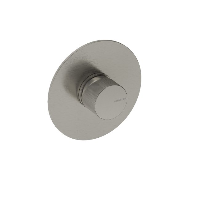 Sanycces Loop - Sprchová podomítková baterie, jednocestná 12x3,2x12 cm, nickel brushed/nickel brushed ME1011NBNB Hlavní obrázek