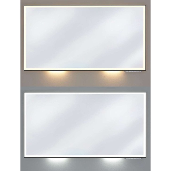 Keuco Royal Lumos - Zrcadlo s LED osvětlením, 140x65 cm, černá 14597135000