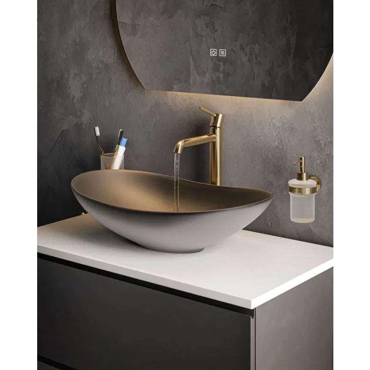 kielle Oudee I - Umyvadlová baterie pro umyvadlovou mísu, brushed gold 10133116