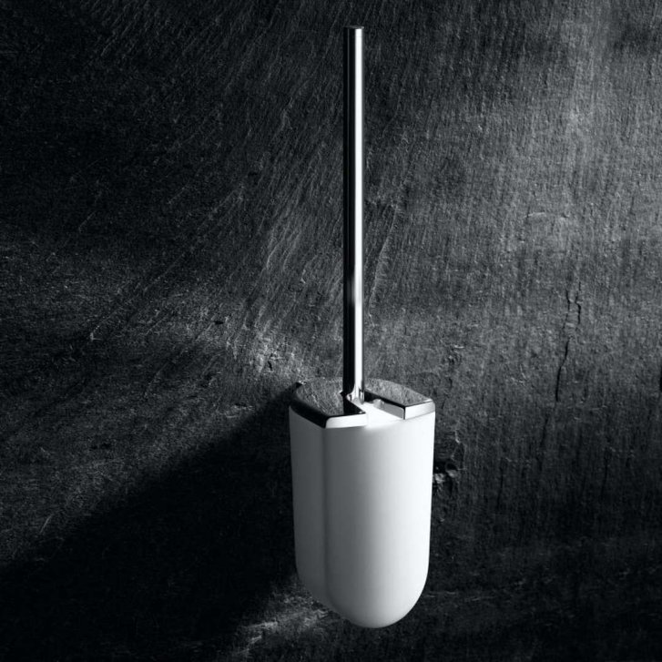 Keuco Elegance - WC štětka s držákem, bílá/chrom 11664010100