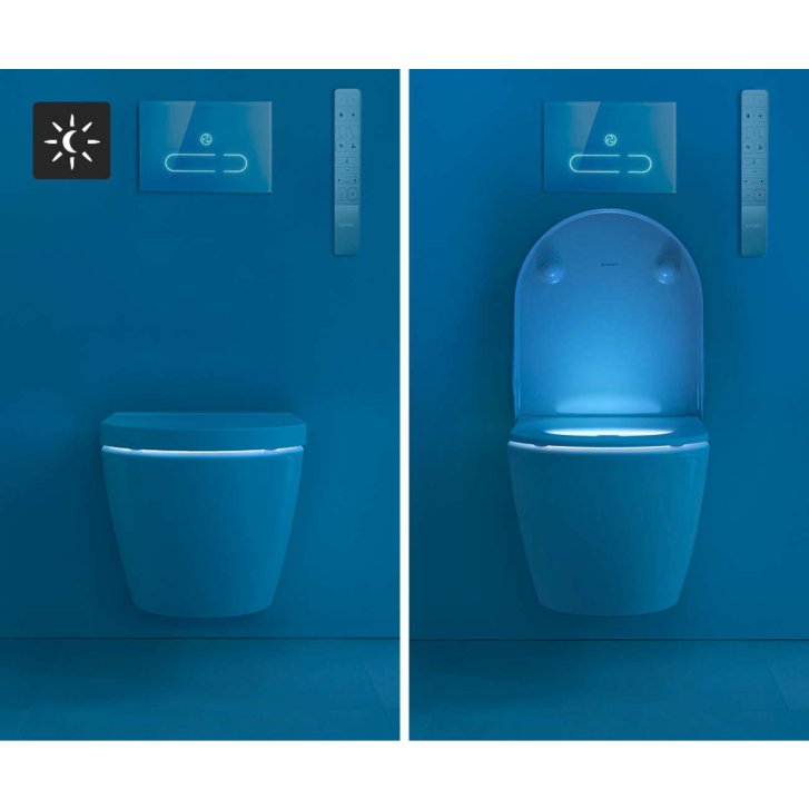 Duravit SensoWash Starck - Elektronický bidet s keramikou, Rimless, DuraShield, SoftClose, bílá 650000012004320
