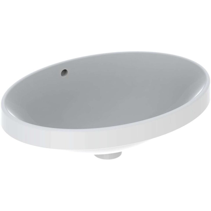 Geberit VariForm - Umyvadlo zápustné 55x40 cm, s přepadem, bílá 500.716.01.2