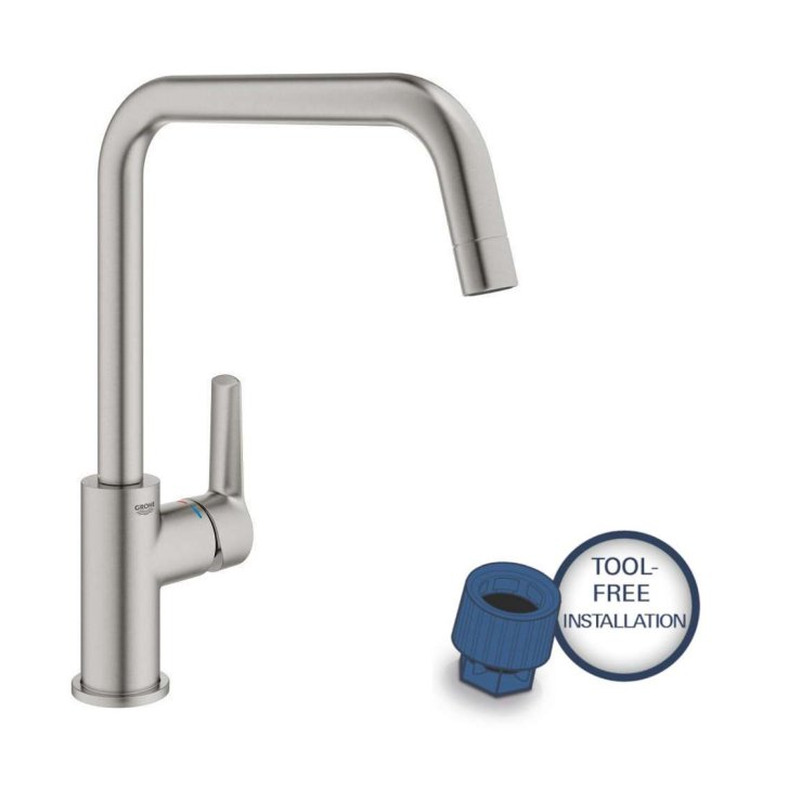 Grohe QuickFix Start - Dřezová baterie, supersteel 30470DC0