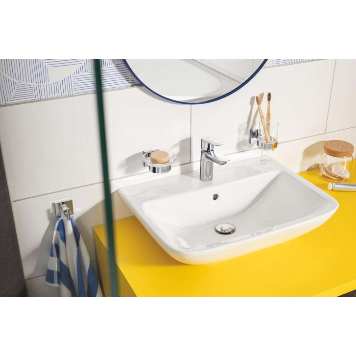 Grohe QuickFix Start - Umyvadlová baterie s výpustí Push-Open, studený start, chrom 23746002