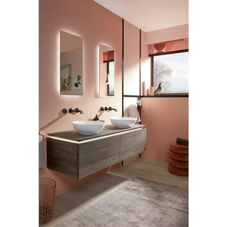 Villeroy & Boch Loop&Friends - Umyvadlo na desku, průměr 38 cm, s přepadem, CeramicPlus, alpská bílá 4A4500R1