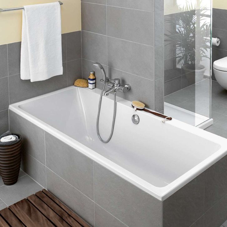 Villeroy & Boch Subway - Vana Duo, 160x70 cm, alpská bílá UBA167SUB2V-01