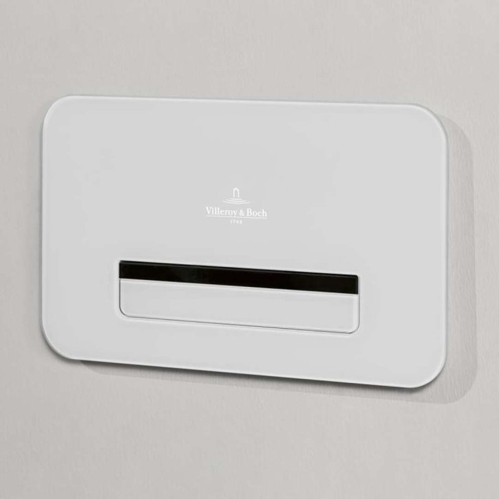 Villeroy & Boch ViConnect - Ovládací tlačítko splachování, bezdotykové, sklo/lesklá bílá 922311RE