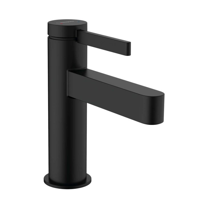 Hansgrohe Finoris - Umyvadlová baterie, s výpustí, EcoSmart, matná černá 76020670