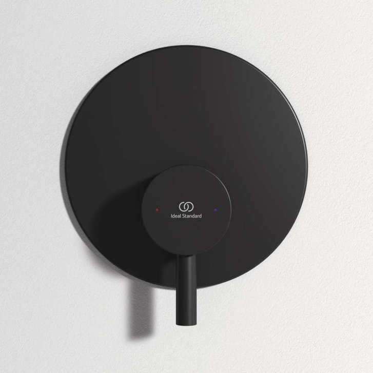 Ideal Standard CeraLine - Baterie pod omítku s tělesem, černá A6940XG