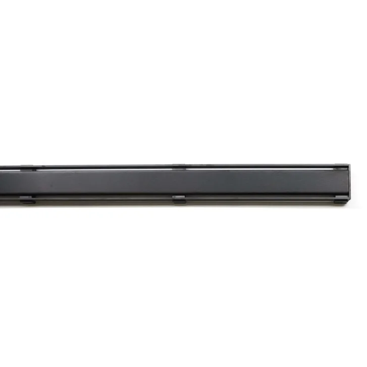 I-Drain DZIGNSTONE - Designový rošt pro vaničky Solid Linear, délka 79 cm, metalická černá DP.GS.MB.0792