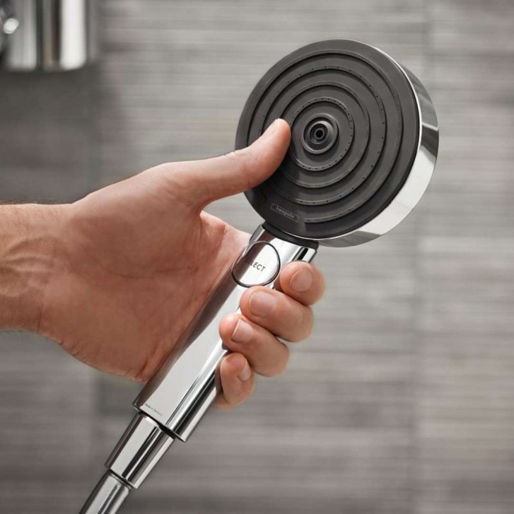 Hansgrohe Pulsify Select - Set sprchové hlavice, 3 proudy, tyče 96 cm a hadice, chrom 24170000