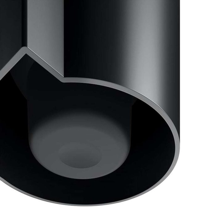 Keuco Plan - WC štětka nástěnná s držákem, matná černá 14972370200