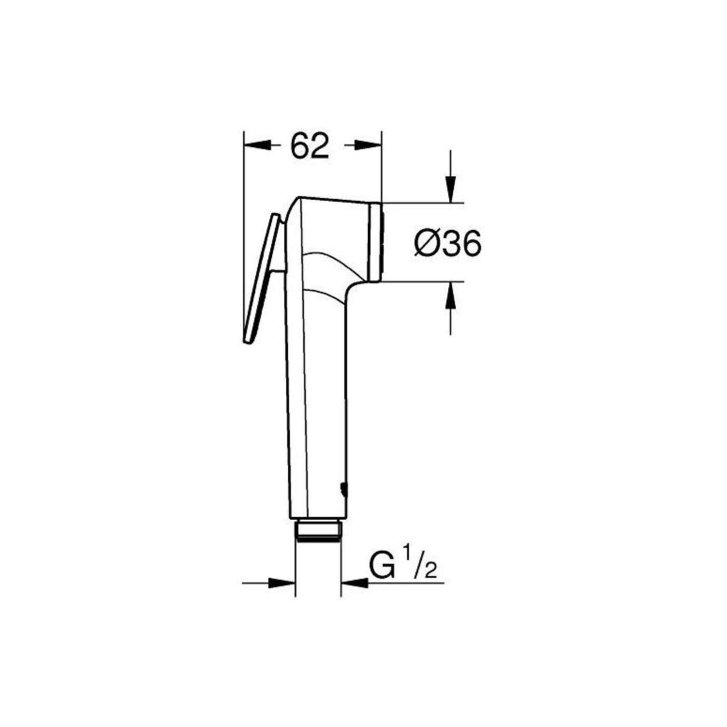 Grohe Tempesta-F - Bidetová sprška, chrom 26506000
